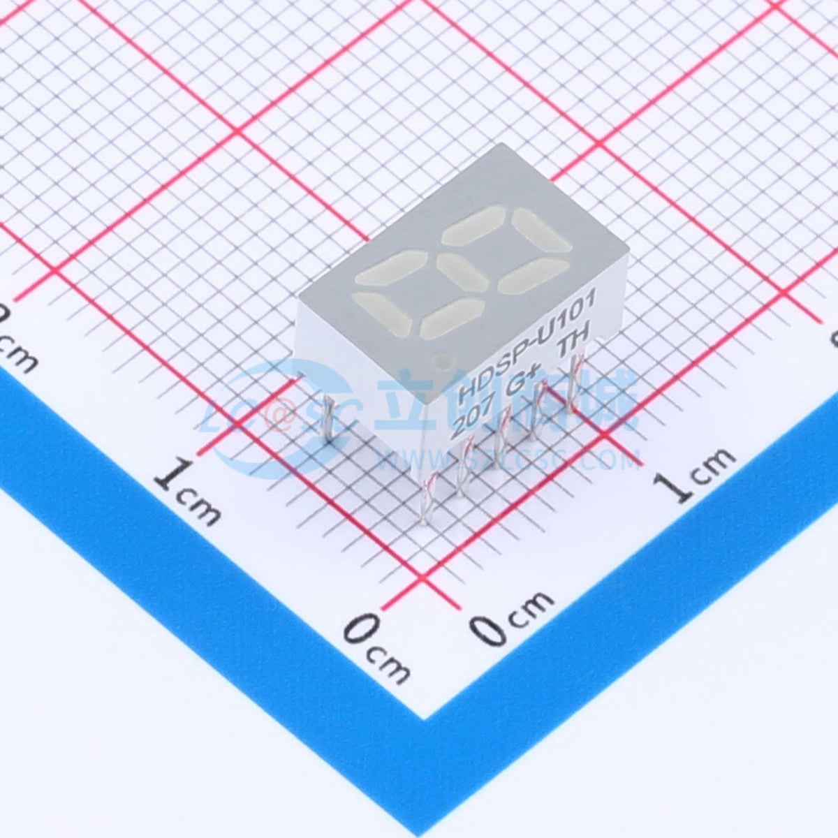 LED 7 đoạn HDSP-U101 Broadcom DIP-10 Anode chung - Techcore Việt Nam