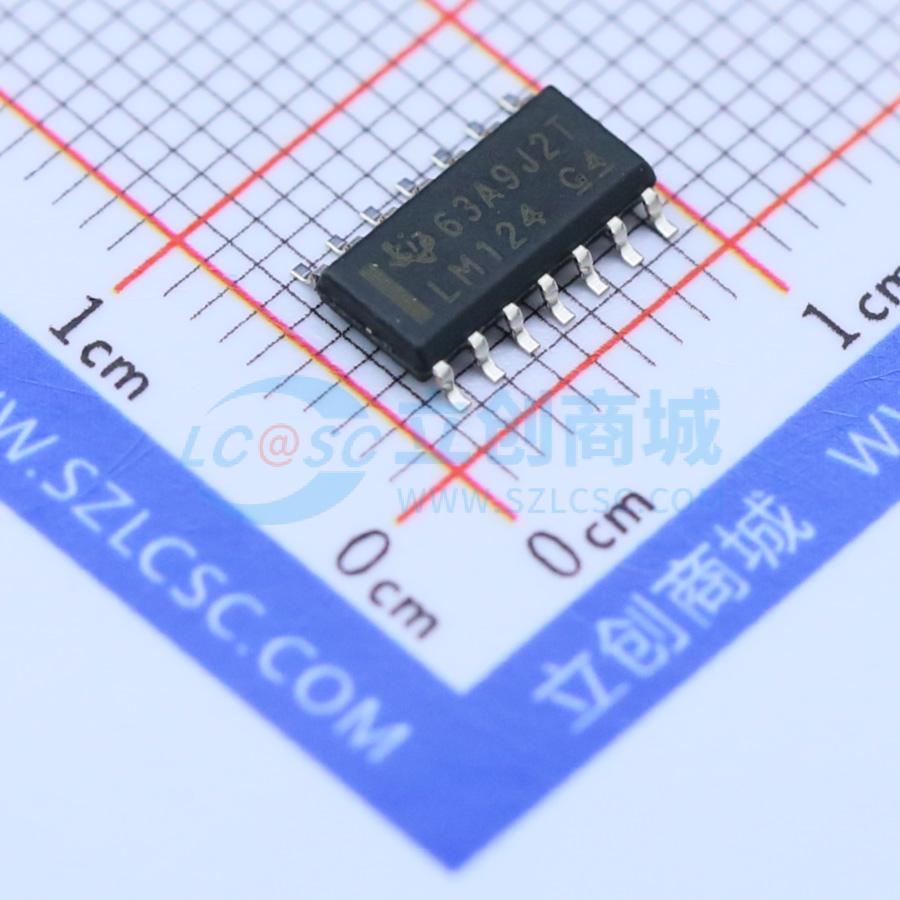 IC Khuếch Đại Thuật Toán LM124DR Texas Instruments SOIC-14 4 kênh 30 V 1.2 MHz - Techcore Việt Nam