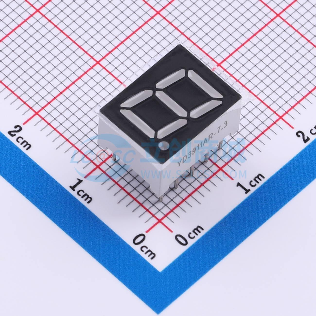 LED 7 đoạn YD3911AR-7.3 YUDA Cathode chung - Techcore Việt Nam