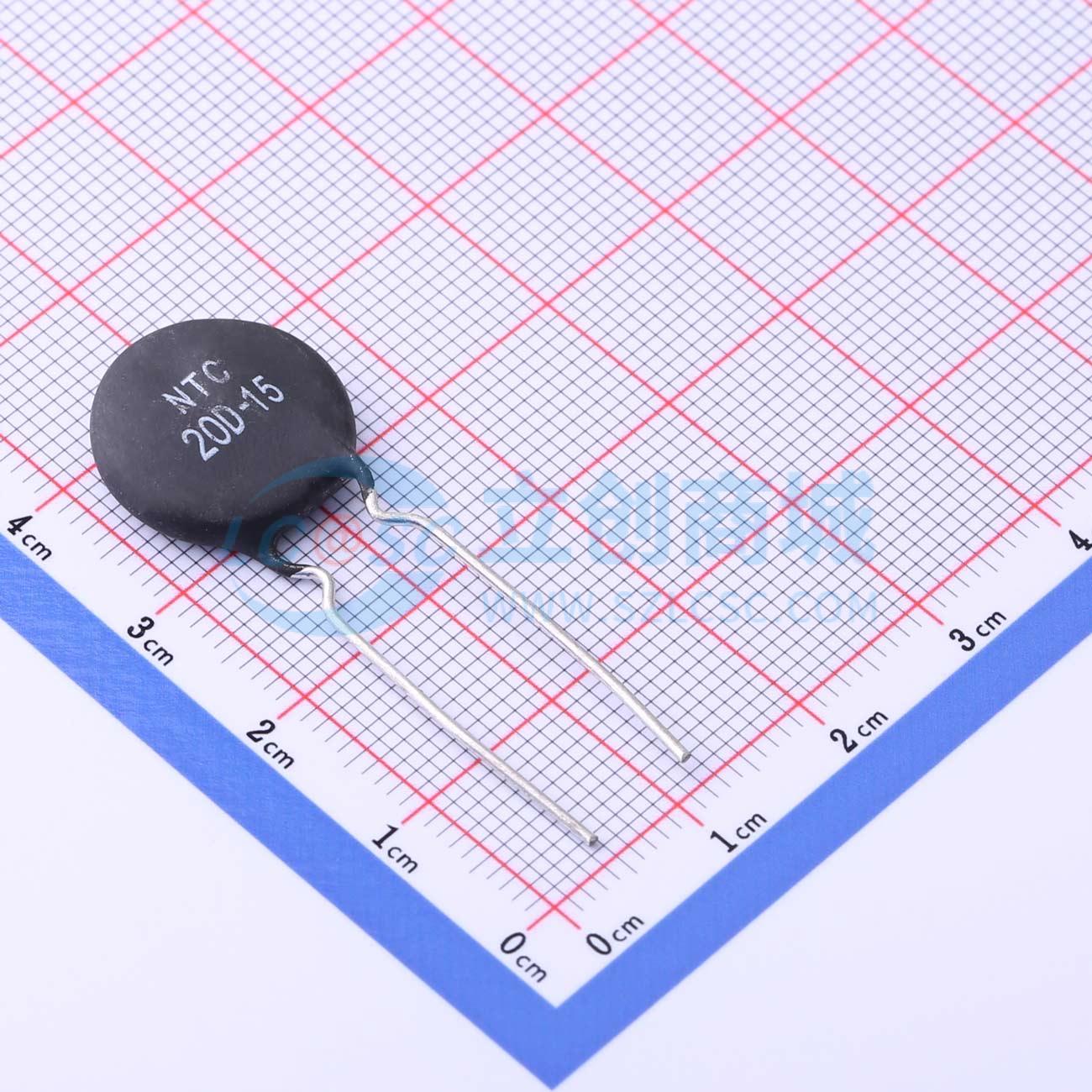 Điện trở nhiệt NTC NTC20D-15 RUILON Xuyên lỗ, P=7.5mm 20Ω 3.5W - Techcore Việt Nam