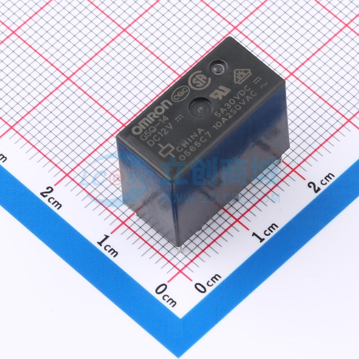 Rơ-le điện tử G5Q-14-DC12 OMRON THT,20x10mm - Techcore Việt Nam