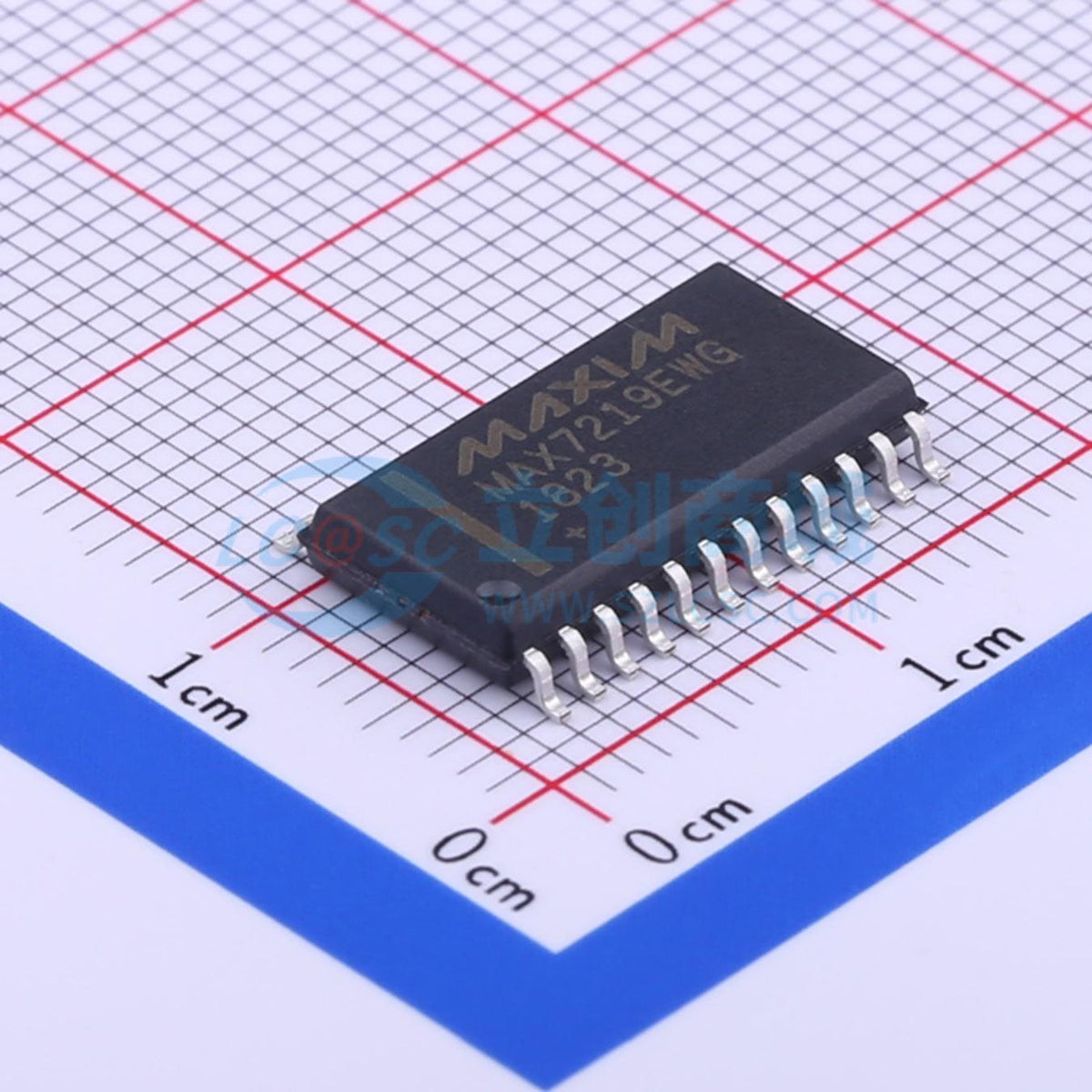 IC điều khiển LED 7 đoạn MAX7219EWG+T ADI/MAXIM SOIC-24-300mil 1V - Techcore Việt Nam