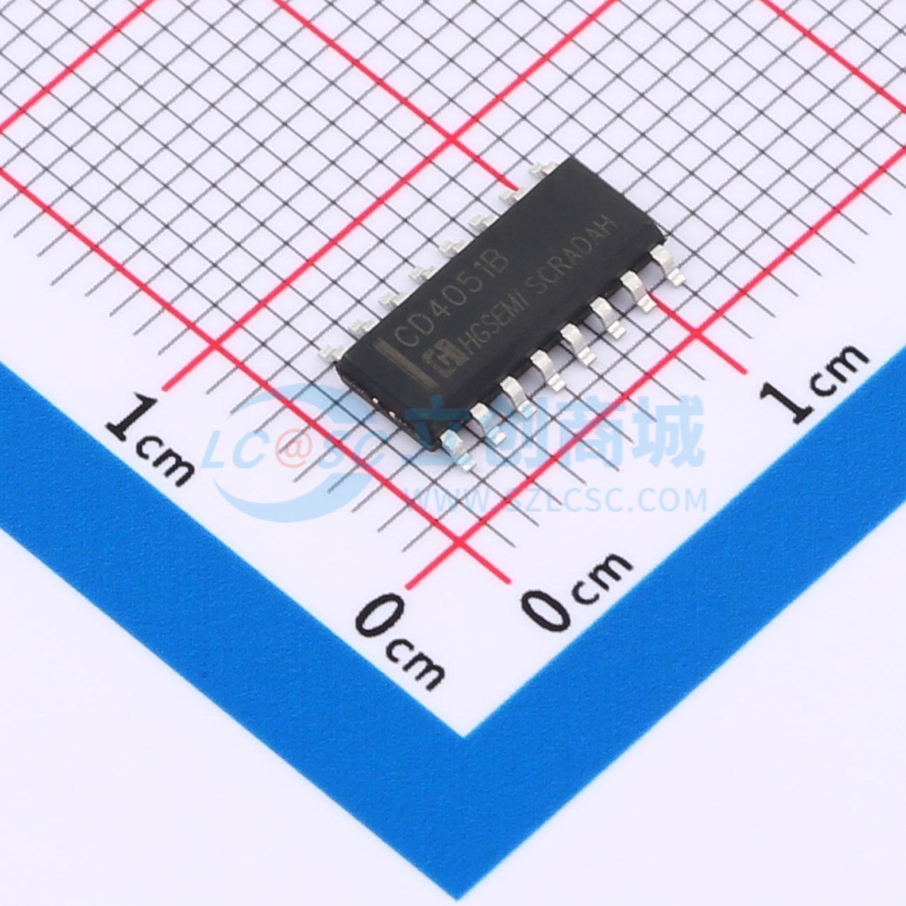 Linh kiện điện tử CD4051BM/TR HGSEMI SOP-16 - Techcore Việt Nam