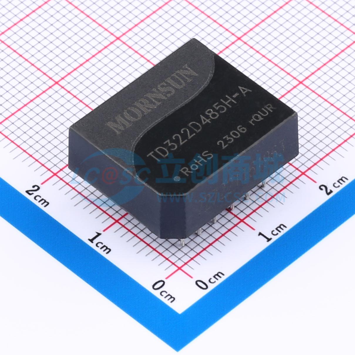 IC Thu Phát RS485/RS422 Cách Ly Tích Hợp Nguồn TD322D485H-A MORNSUN DIP-12 - Techcore Việt Nam