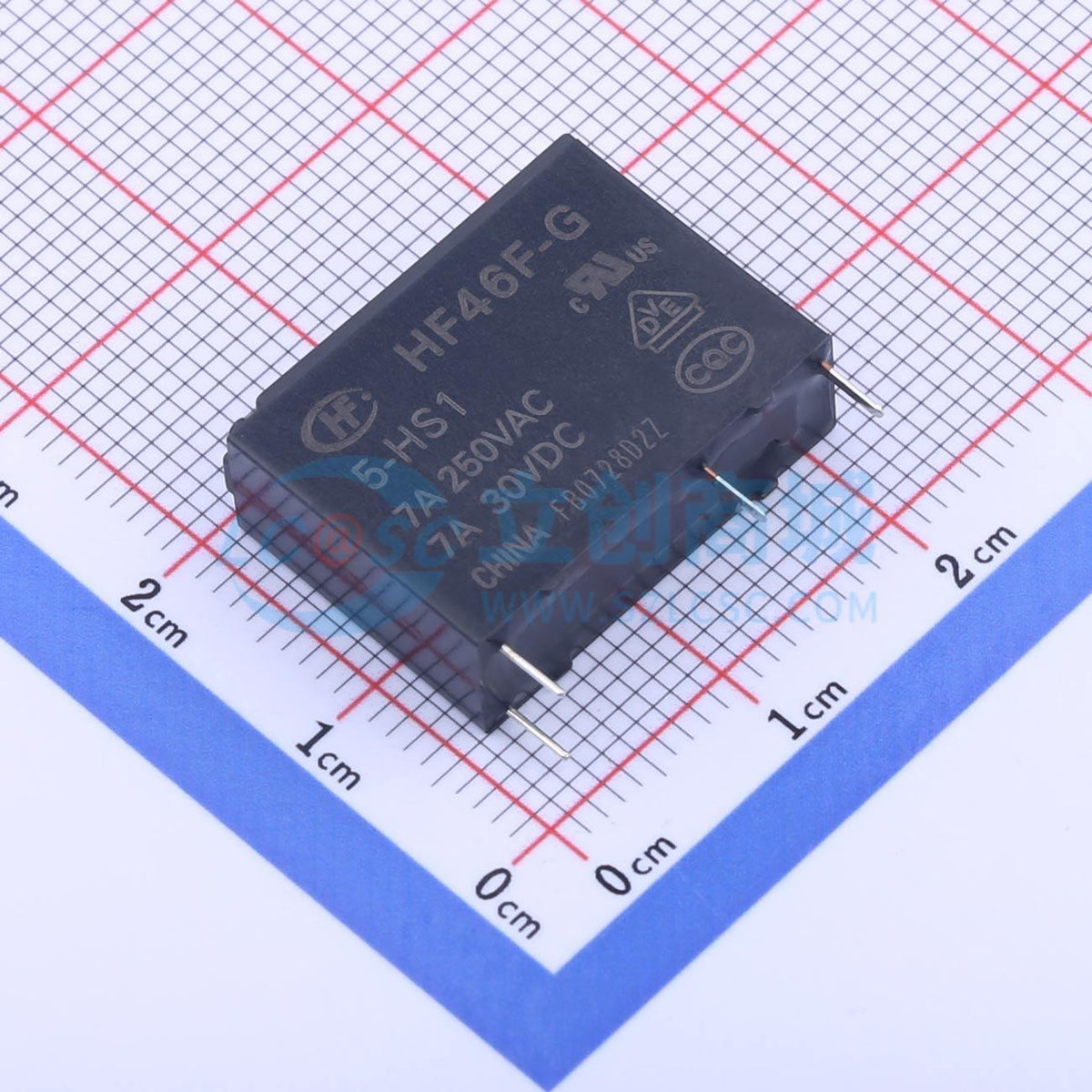 Rơ-le điện tử HF46F-G/005-HS1 HF 5V THT,20.5x7mm - Techcore Việt Nam