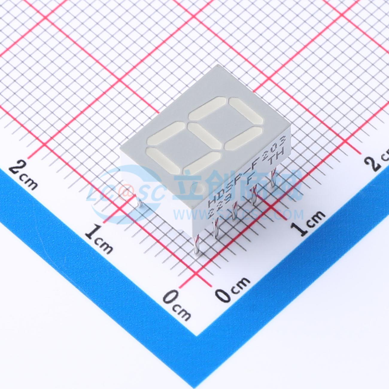 LED 7 đoạn HDSP-F203 Broadcom DIP-10 Cathode chung - Techcore Việt Nam