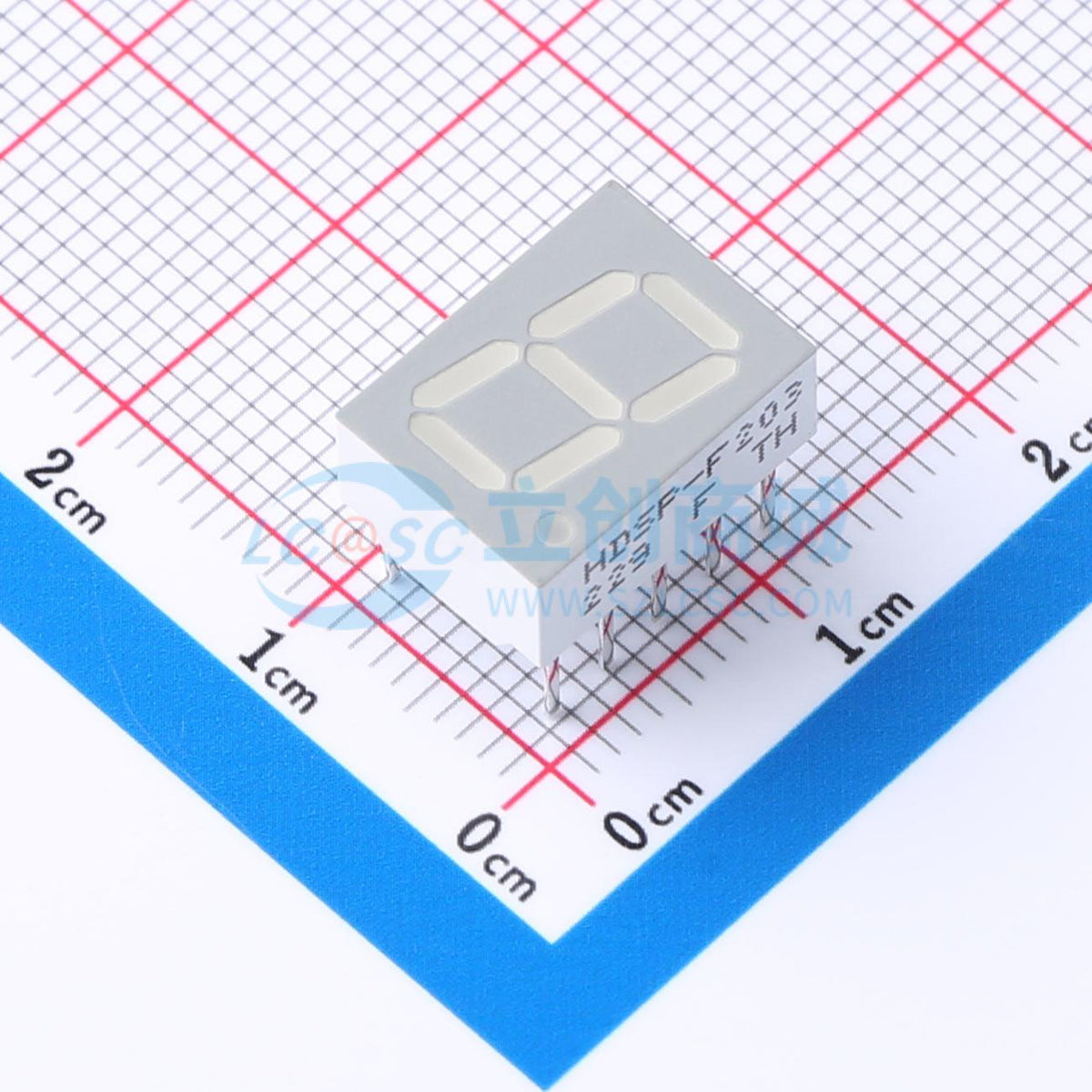 LED 7 đoạn HDSP-F203 Broadcom DIP-10 Cathode chung - Techcore Việt Nam