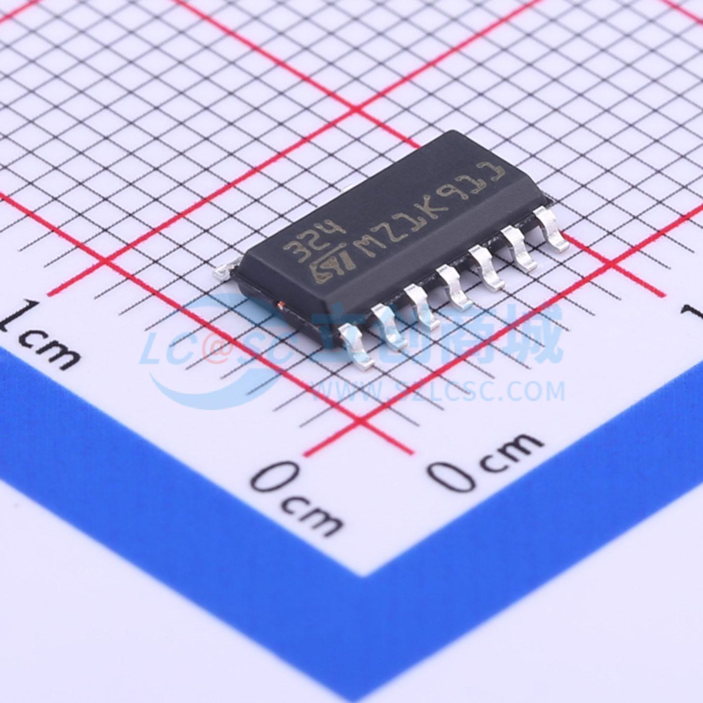 IC Khuếch Đại Thuật Toán LM324DT STMicroelectronics SOIC-14 4 kênh 1.3 MHz - Techcore Việt Nam