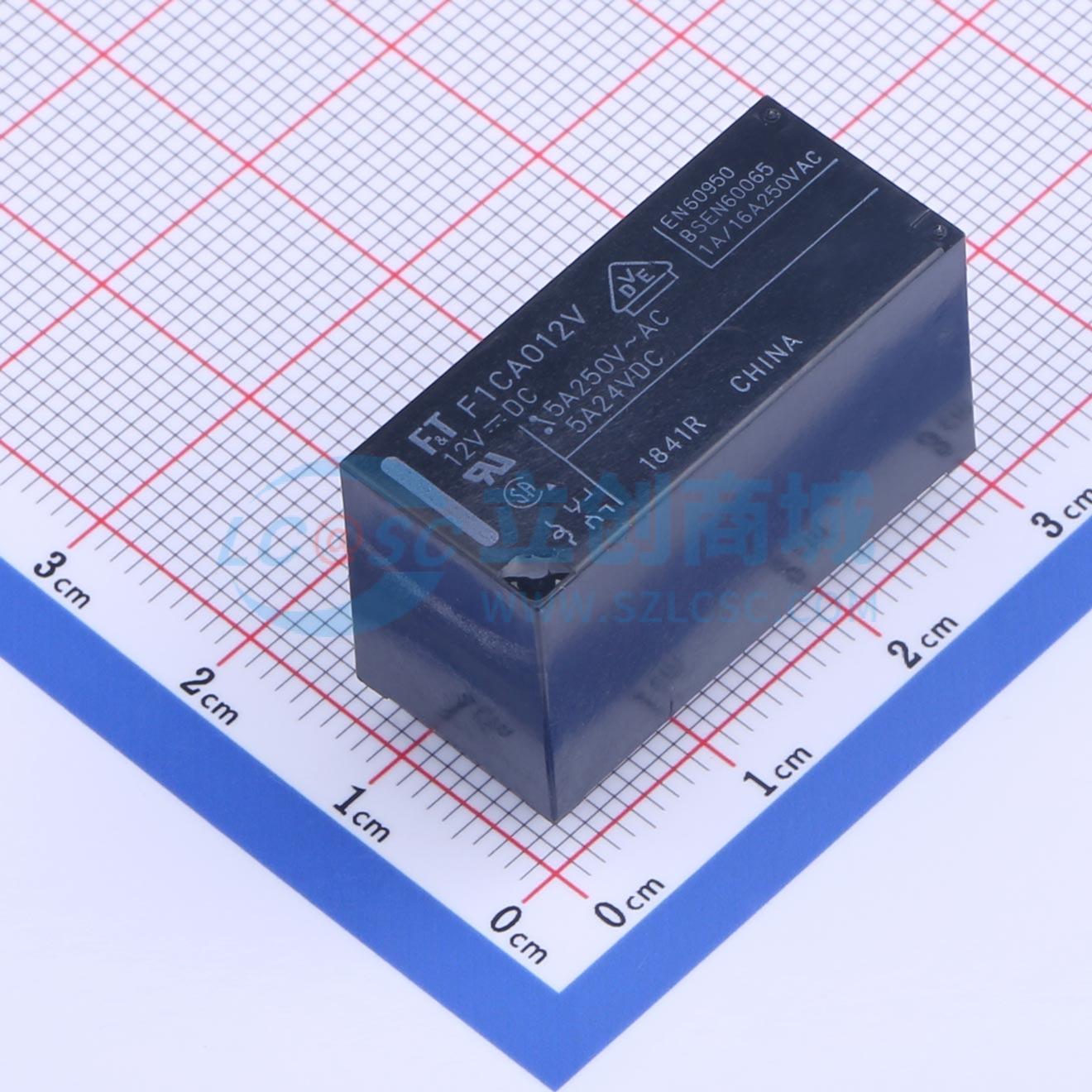 Rơ-le điện tử FTR-F1CA012V FUJITSU 12V DIP,29x12.8mm - Techcore Việt Nam