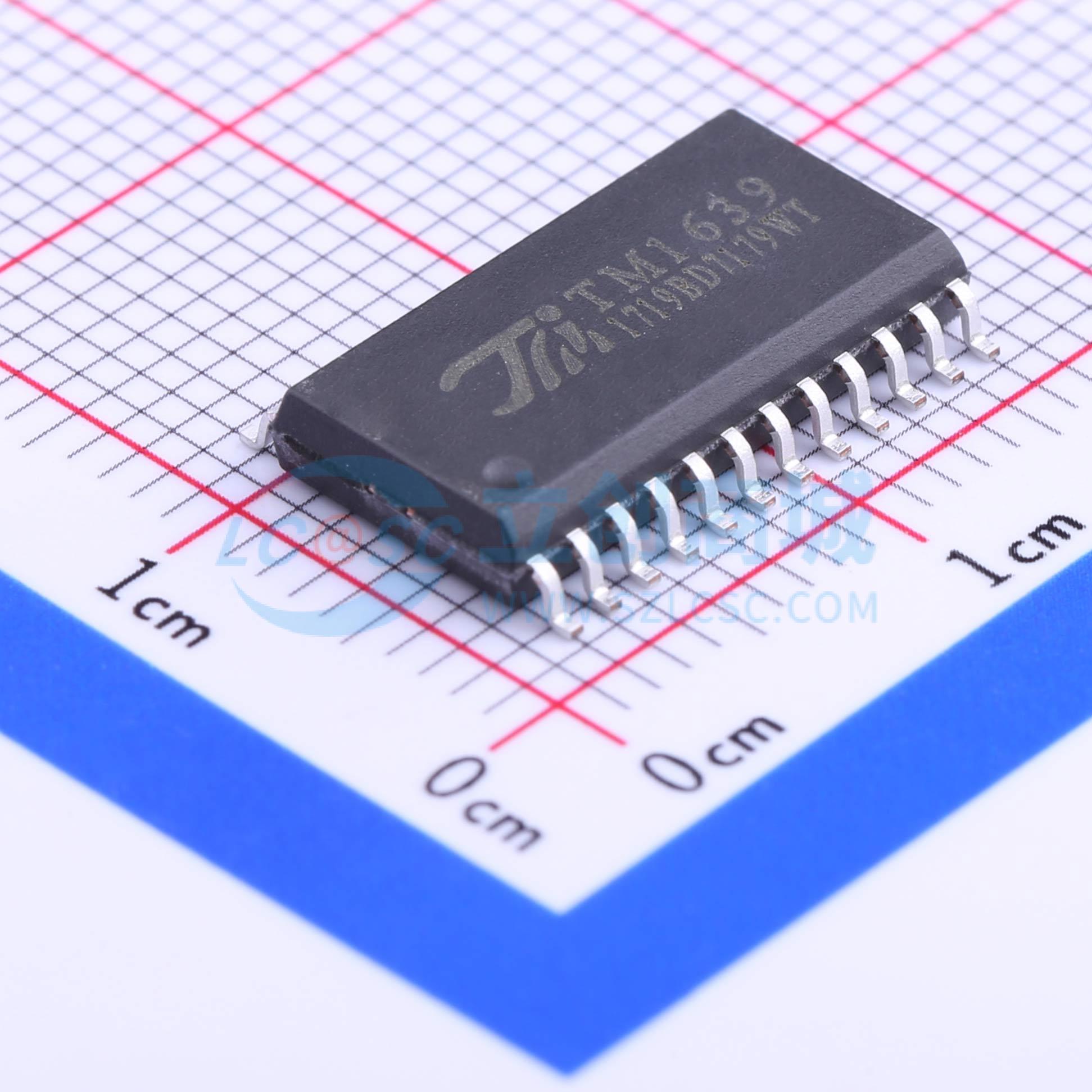 IC điều khiển LED 7 đoạn TM1639 TM SOIC-24-300mil 1V - Techcore Việt Nam