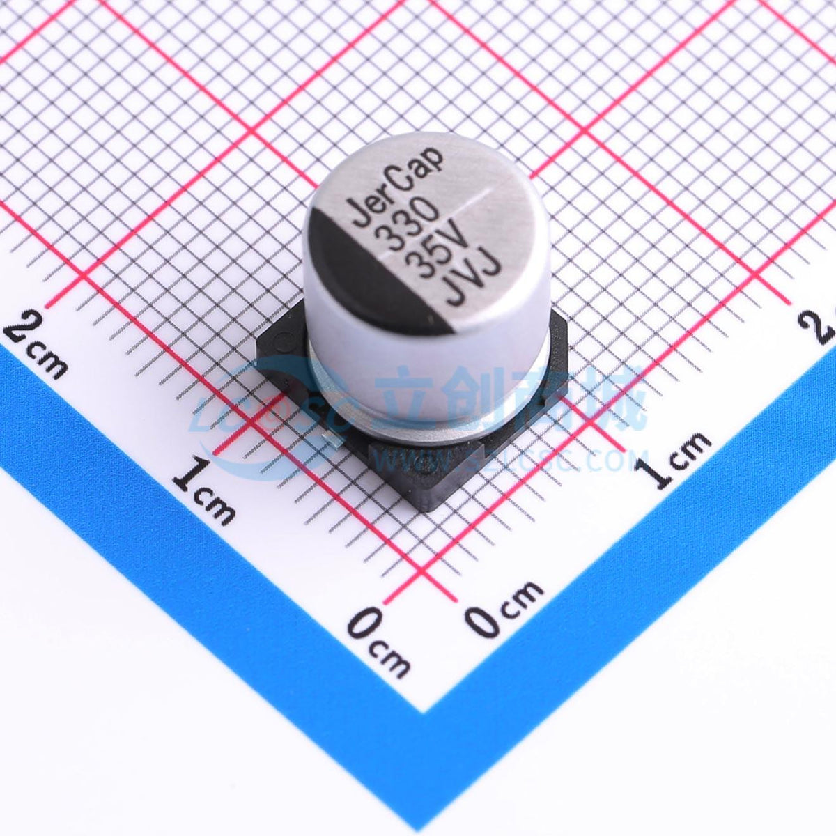 Linh kiện điện tử JVJ35V330M10x10 JIERR SMD,D10xL10.5mm - Techcore Việt Nam