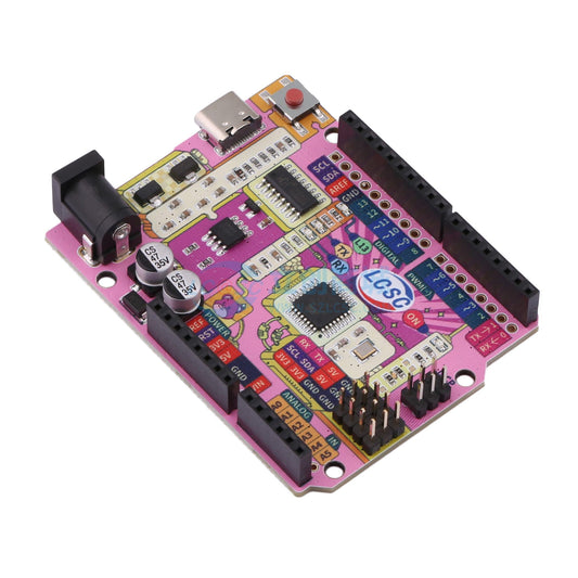Bo mạch phát triển LCKFB-ColorEasyDuino-Pink 1 - Techcore Việt Nam