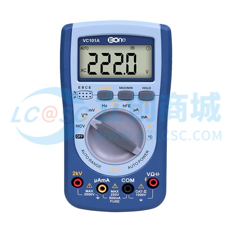 Đồng hồ vạn năng VC101A e+erne NCV True RMS Dùng Cho Đo Kiểm Điện Tử - Techcore Việt Nam