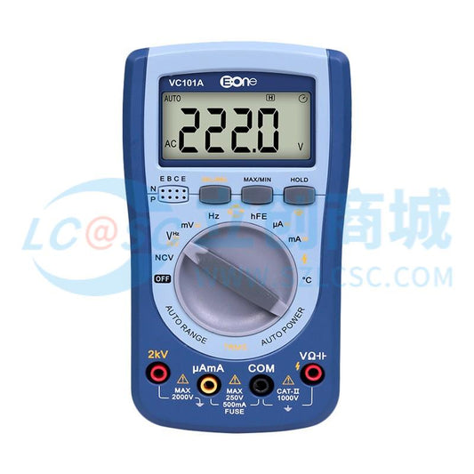 Đồng hồ vạn năng VC101A e+erne NCV True RMS Dùng Cho Đo Kiểm Điện Tử - Techcore Việt Nam