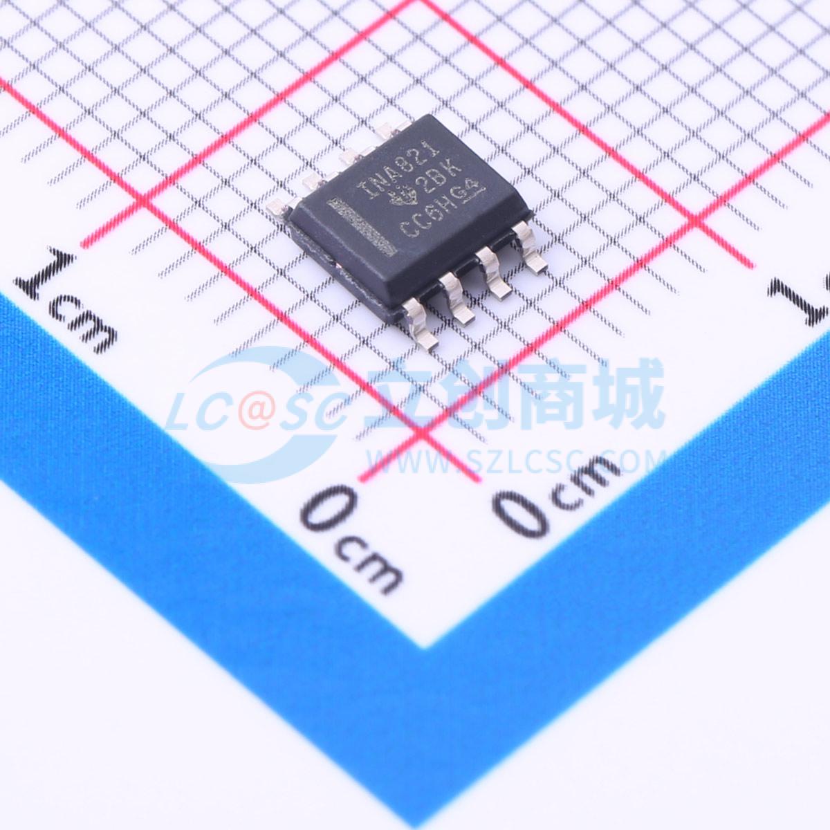 IC Khuếch Đại Đo Lường INA821IDR Texas Instruments SOIC-8 1 kênh 4.7 MHz - Techcore Việt Nam