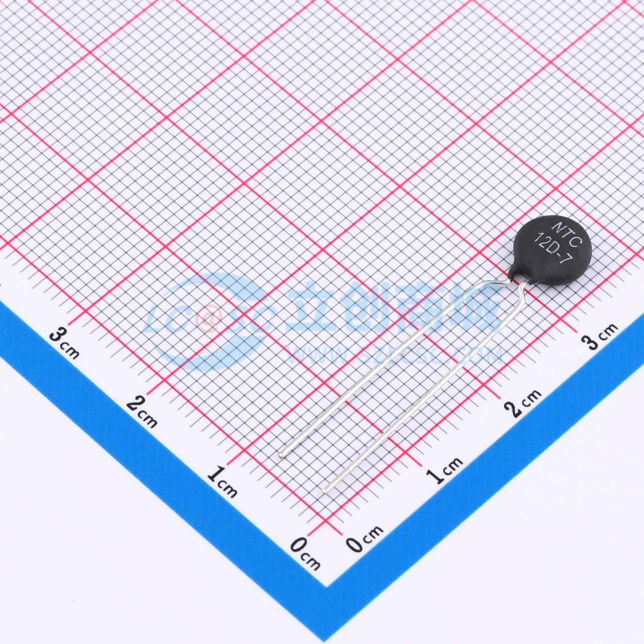 Điện trở nhiệt NTC NTC12D-7 RUILON Xuyên lỗ, P=5mm 12Ω - Techcore Việt Nam
