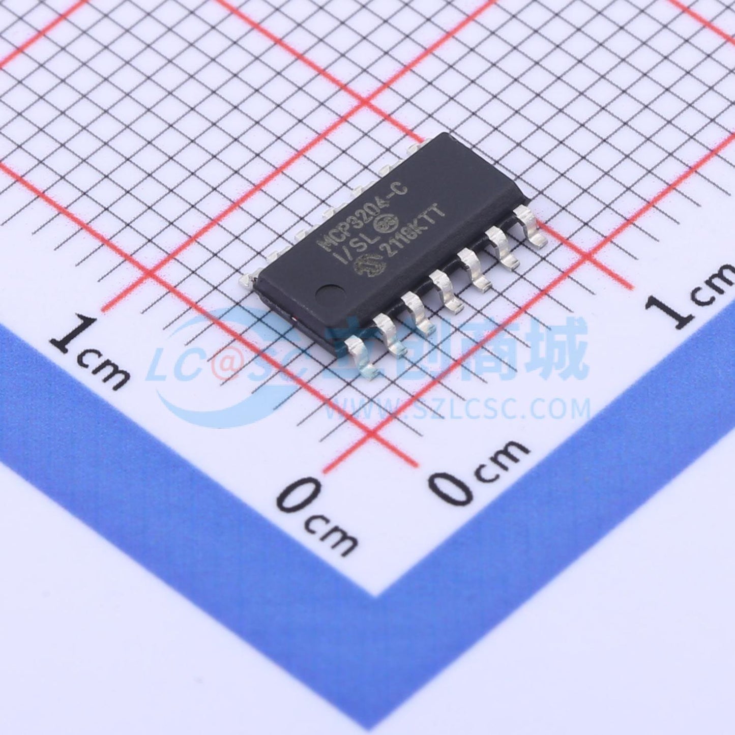 IC ADC MCP3204T-CI/SL SOIC-14 - Techcore Việt Nam