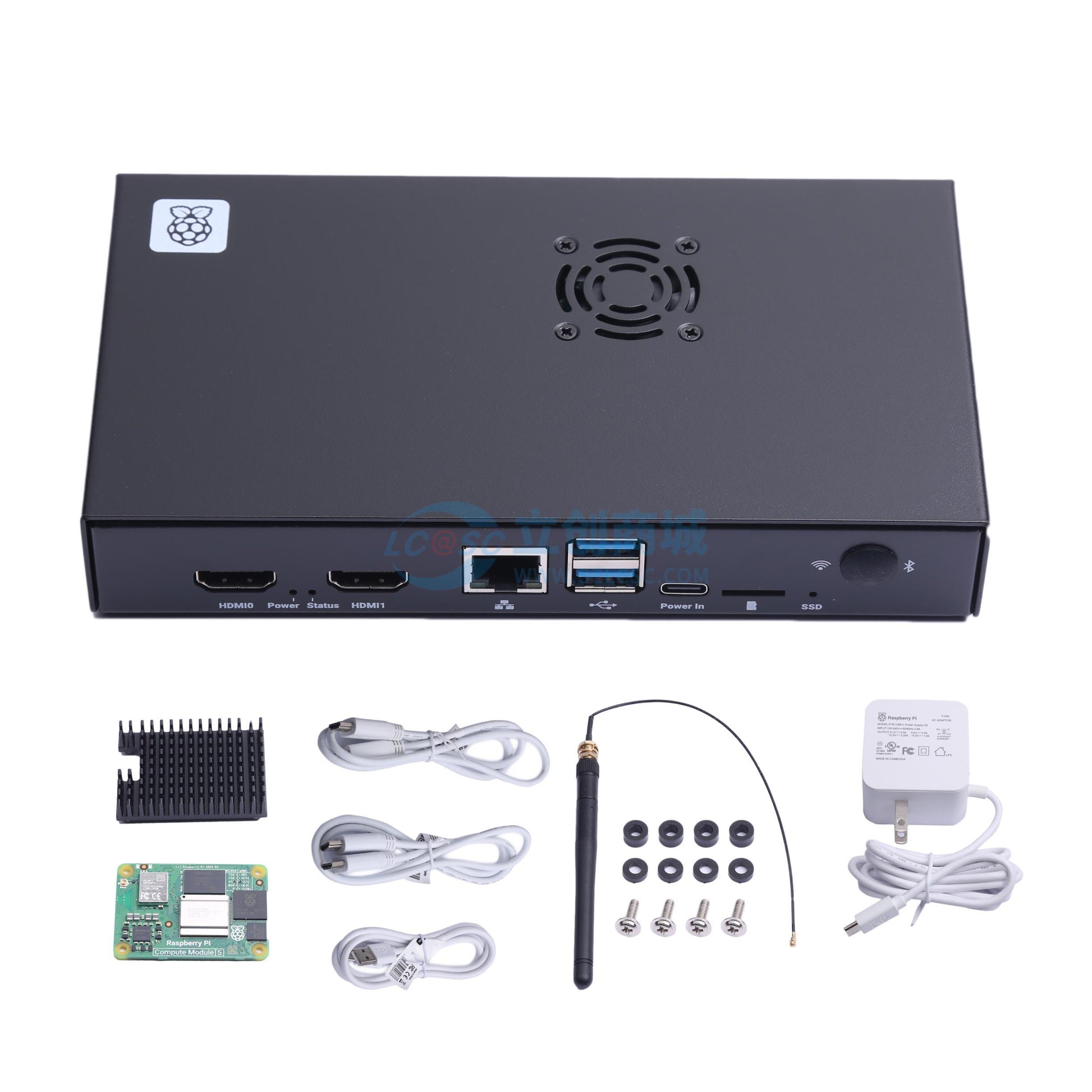 Bo mạch phát triển và công cụ phát triển Raspberry Pi Compute Module 5 Development Kit Raspberry Pi - Techcore Việt Nam