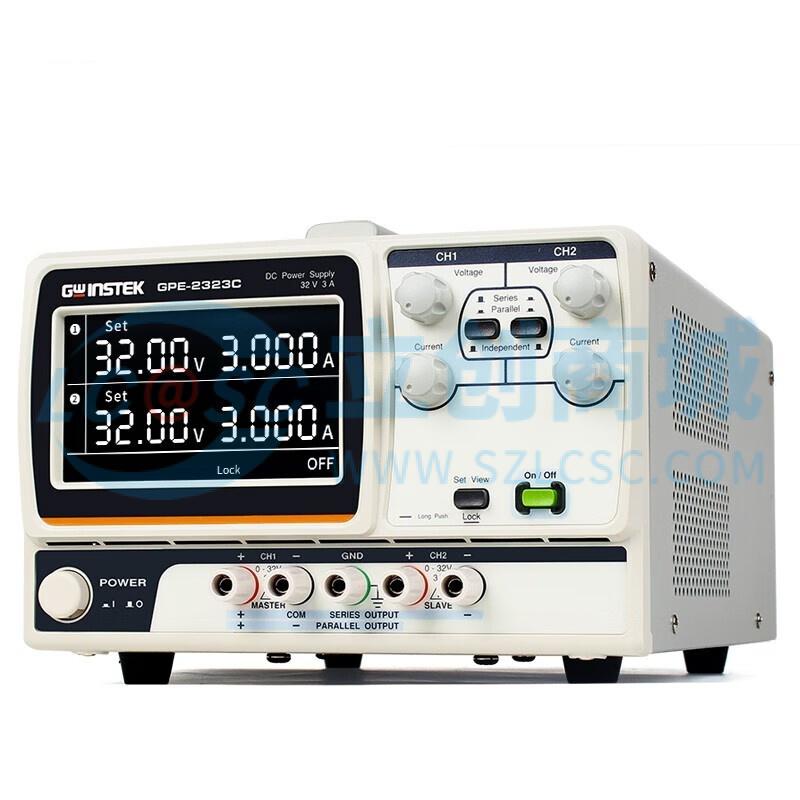 Nguồn DC GPE-2323C GWINSTEK 3A 2CH 32V Phù hợp đo kiểm trong phòng lab - Techcore Việt Nam