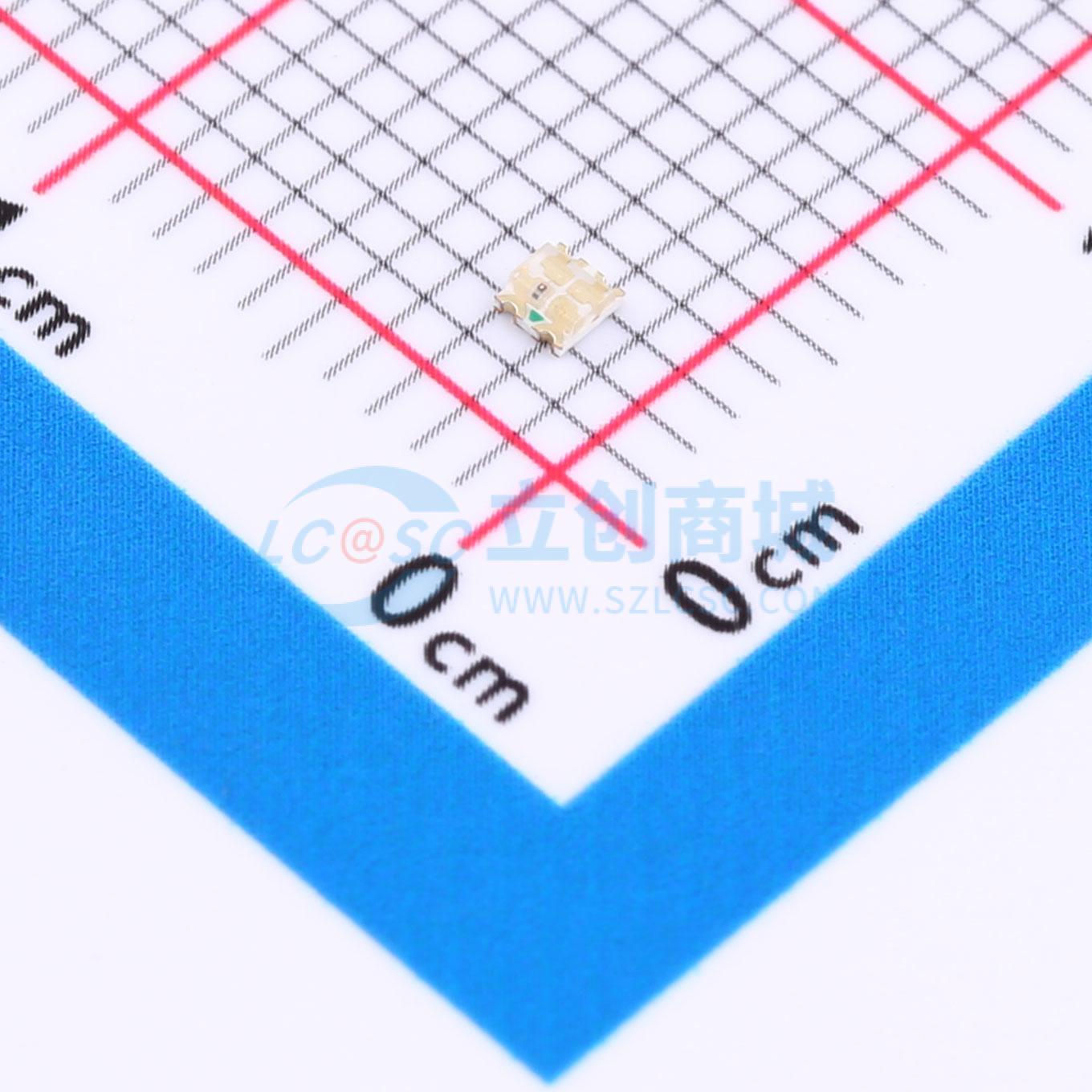 LED TZ-P4-1615RGCA1-0.6T TUOZHAN SMD-4P,1.6x1.5mm 1V - Techcore Việt Nam