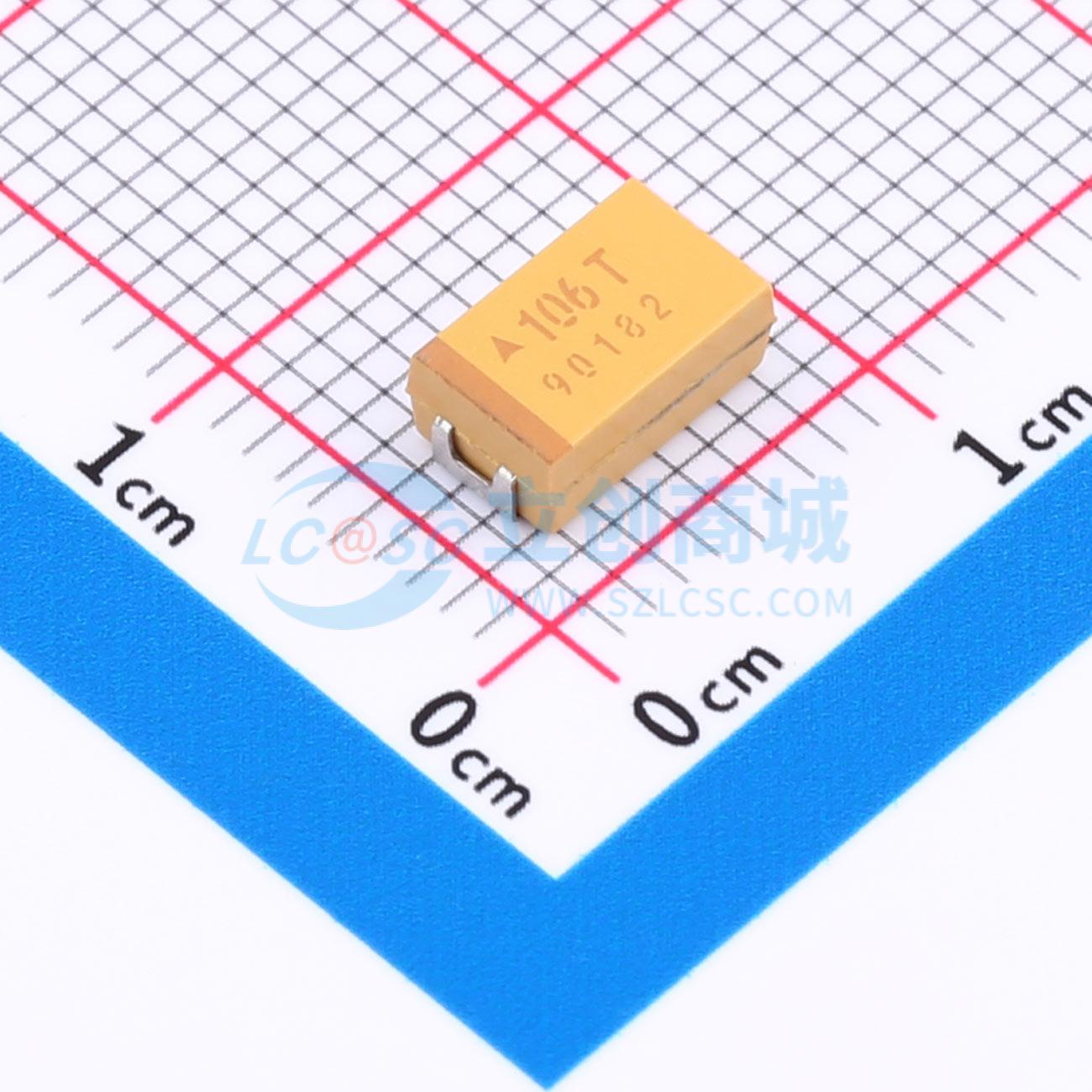 Linh kiện điện tử TAJD106K050RNJ CASE-D-7343-31(mm) - Techcore Việt Nam