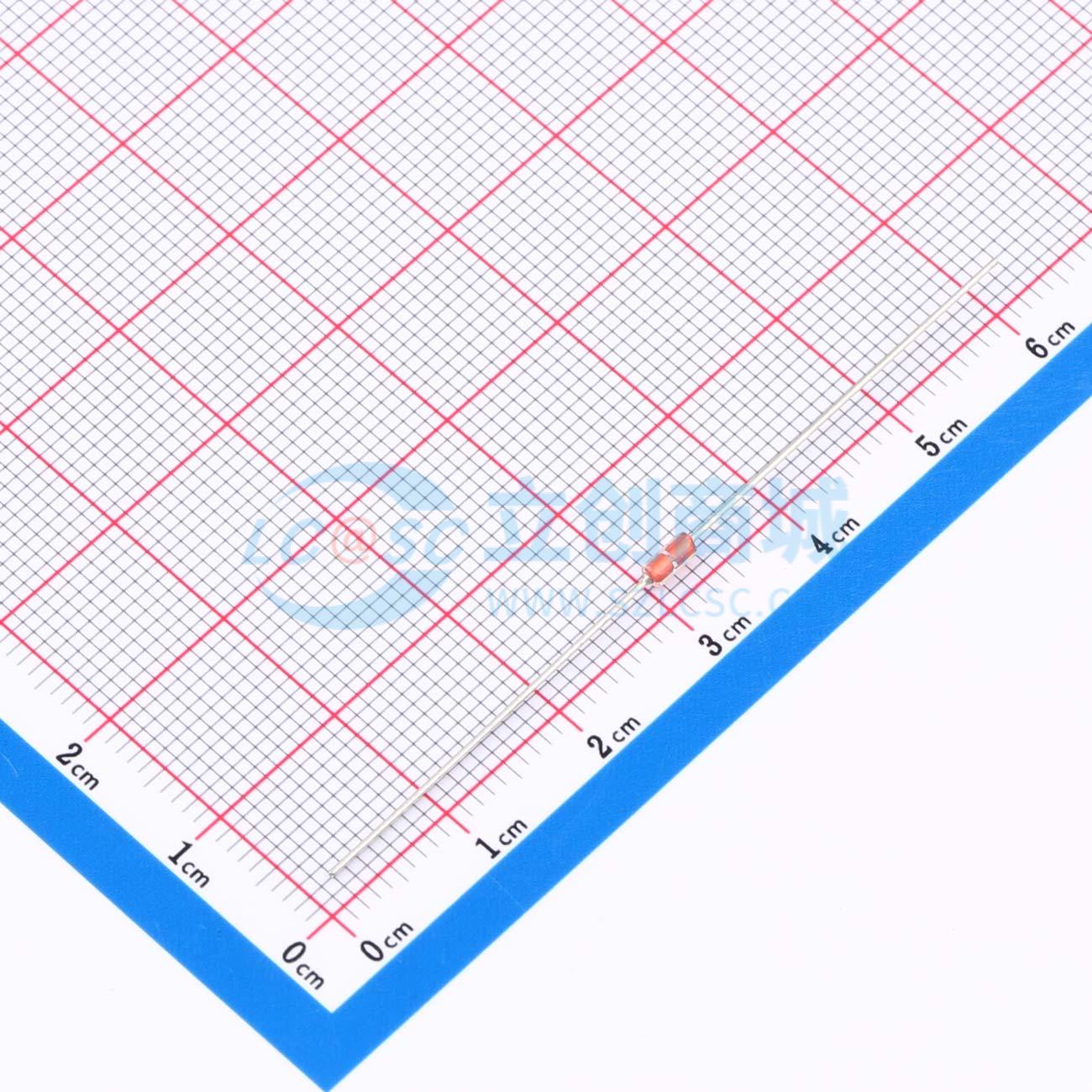 Điện trở nhiệt NTC MF58 103F3950 Shiheng Xuyên lỗ, D1.8xL4mm 10kΩ 50mW - Techcore Việt Nam