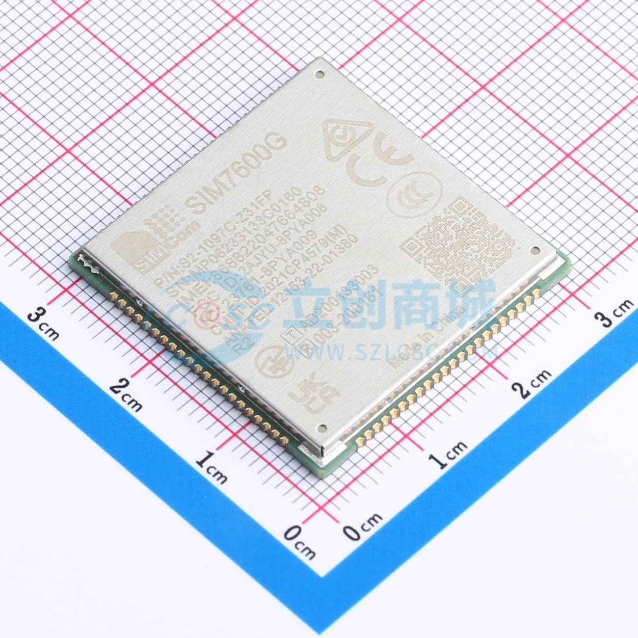 Module Di Động 2G/3G/4G/5G SIM7600G SIMCOM SMD 30x30mm GSM, TDD-LTE, WCDMA, FDD-LTE - Techcore Việt Nam