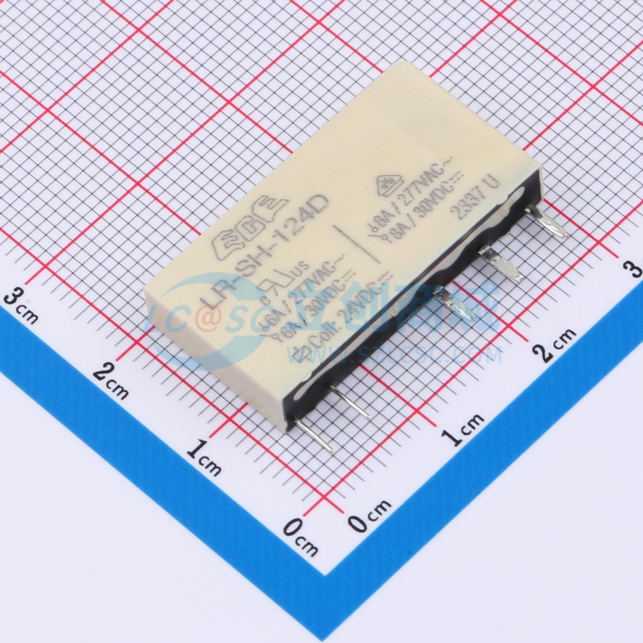 Rơ-le công suất ETR-LR-SH-124DZ ECE 24V SIP,28x5mm - Techcore Việt Nam