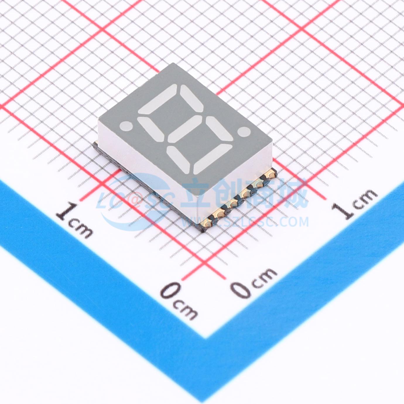 LED 7 đoạn GS2811ASR-G Guangcai Display SMD,11x7.5mm - Techcore Việt Nam