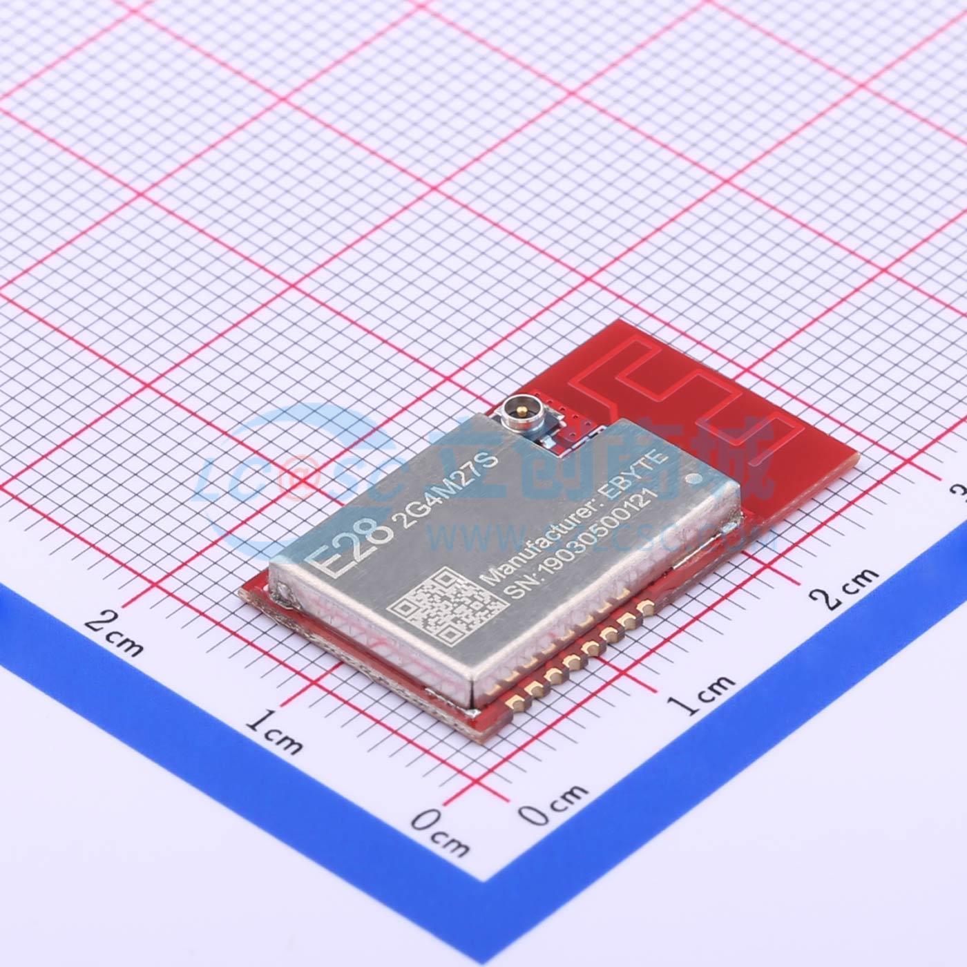 Module LoRa E28-2G4M27S EBYTE SMD 26.5x15mm SX1280(SX12782.4GHz)/LoRa2.4G - Techcore Việt Nam