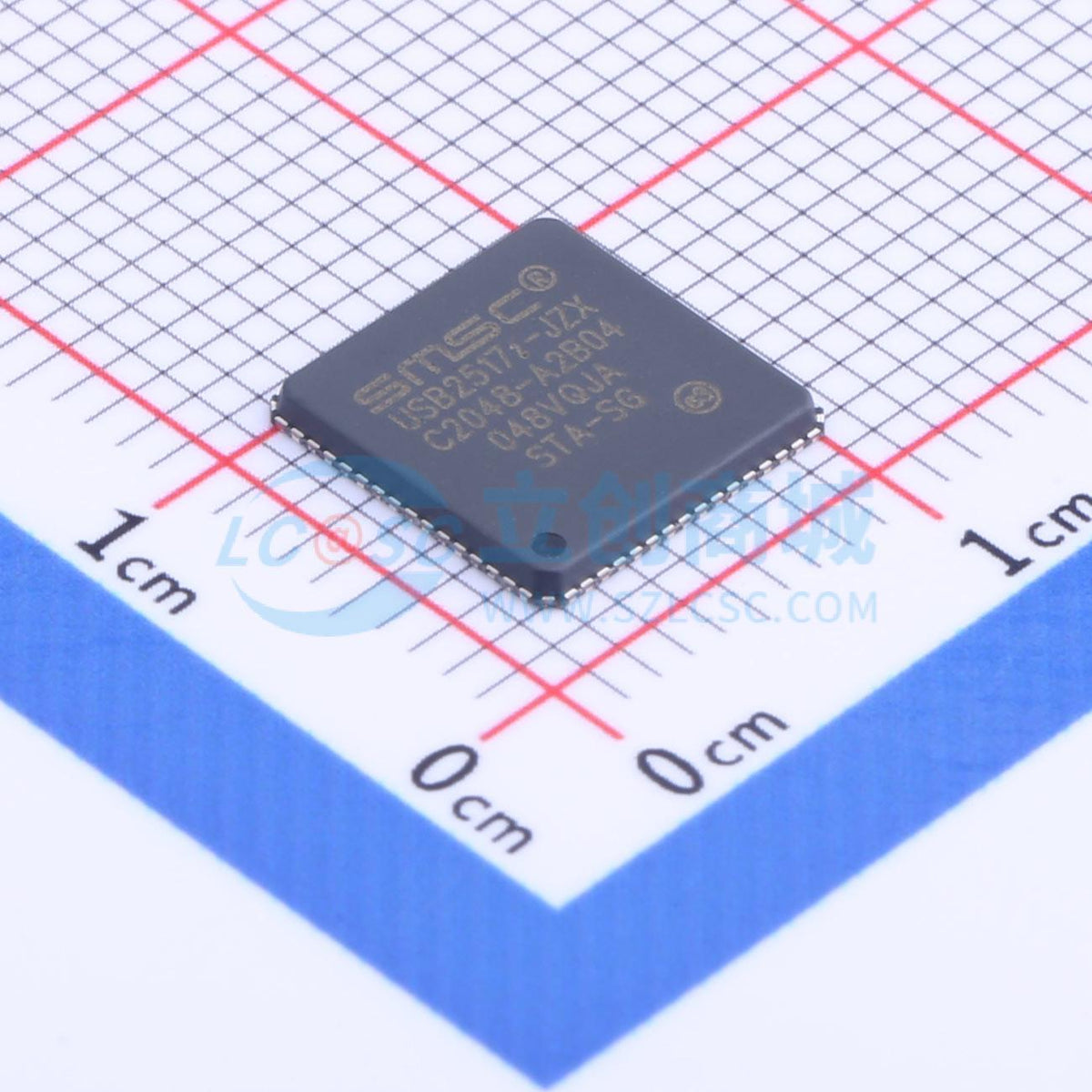 IC giao tiếp USB USB2517I-JZX MICROCHIP QFN-64-EP(9x9) - Techcore Việt Nam