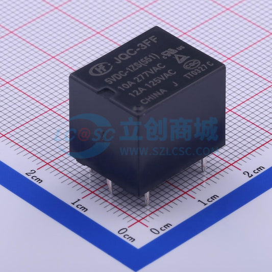 Rơ-le điện tử JQC-3FF/005-1ZS(551) HF THT,19x15.5mm - Techcore Việt Nam