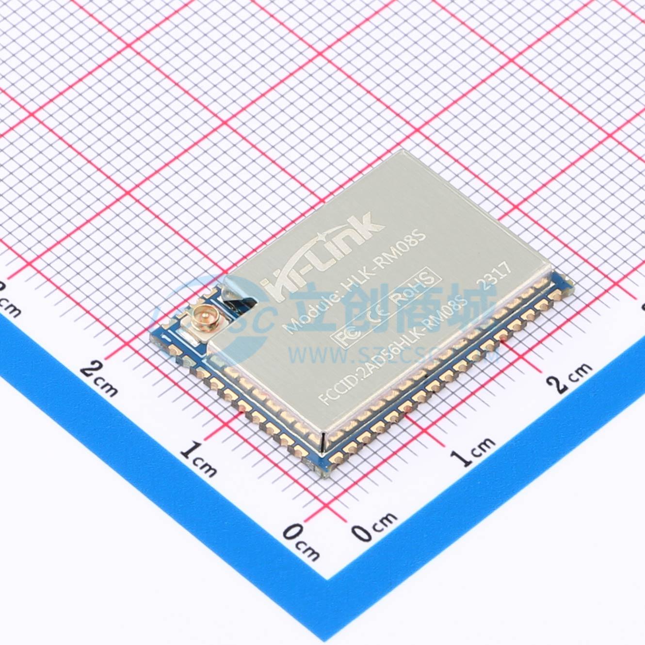 Module WiFi HLK-RM08S HI-LINK SMD 25.8x17.4mm 2.4GHz - Techcore Việt Nam