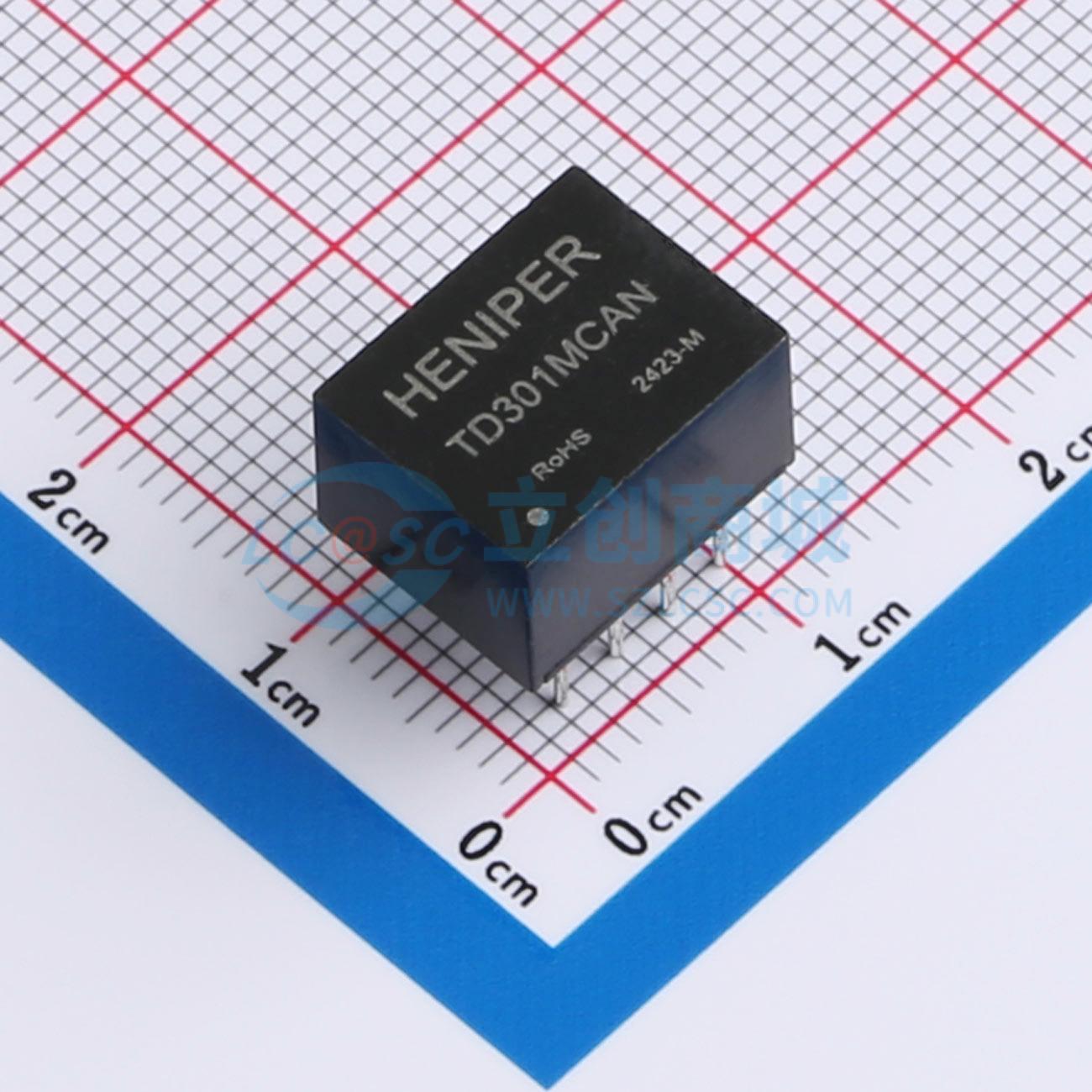 Module Giao Tiếp CAN TD301MCAN HENIPER Xuyên lỗ-7P 12.8x10.2mm - Techcore Việt Nam