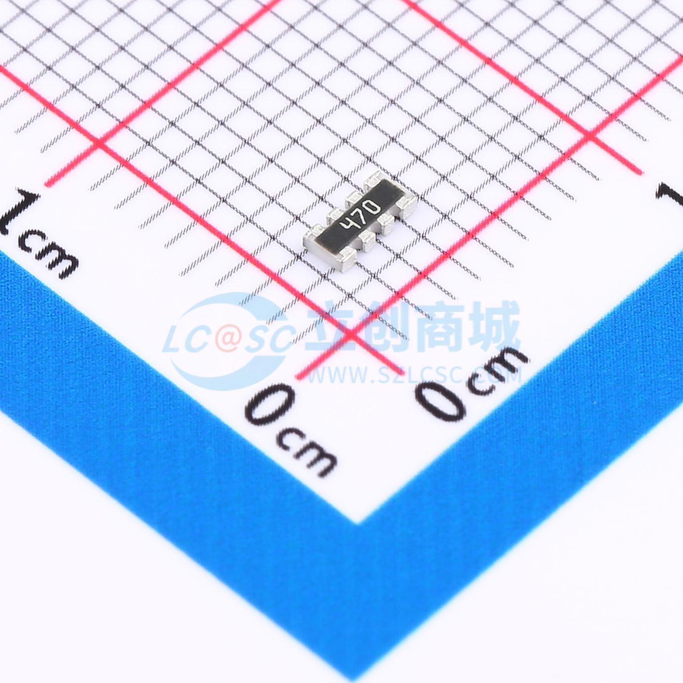 Mạng Điện Trở 4D03WGJ0470T5E UNI-ROYAL 0603x4 47Ω ±5% 62.5mW - Techcore Việt Nam