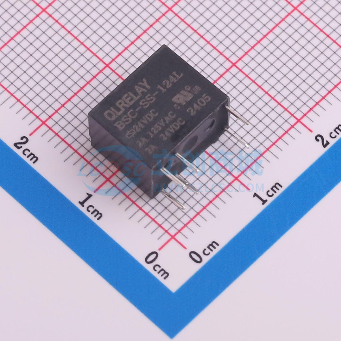 Rơ-le điện tử BSC-SS-124L QLRELAY 24V THT,12.3x7.4mm - Techcore Việt Nam