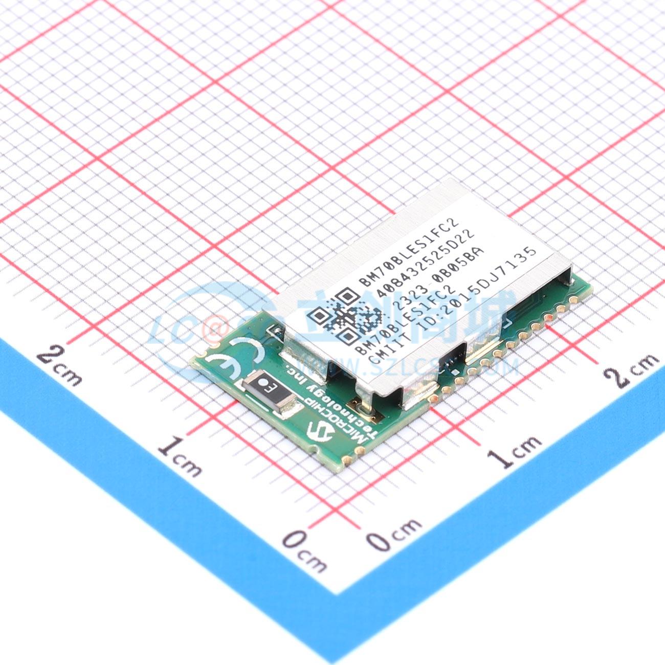 Module Bluetooth BM70BLES1FC2-0B05BA MICROCHIP SMD-33P - Techcore Việt Nam