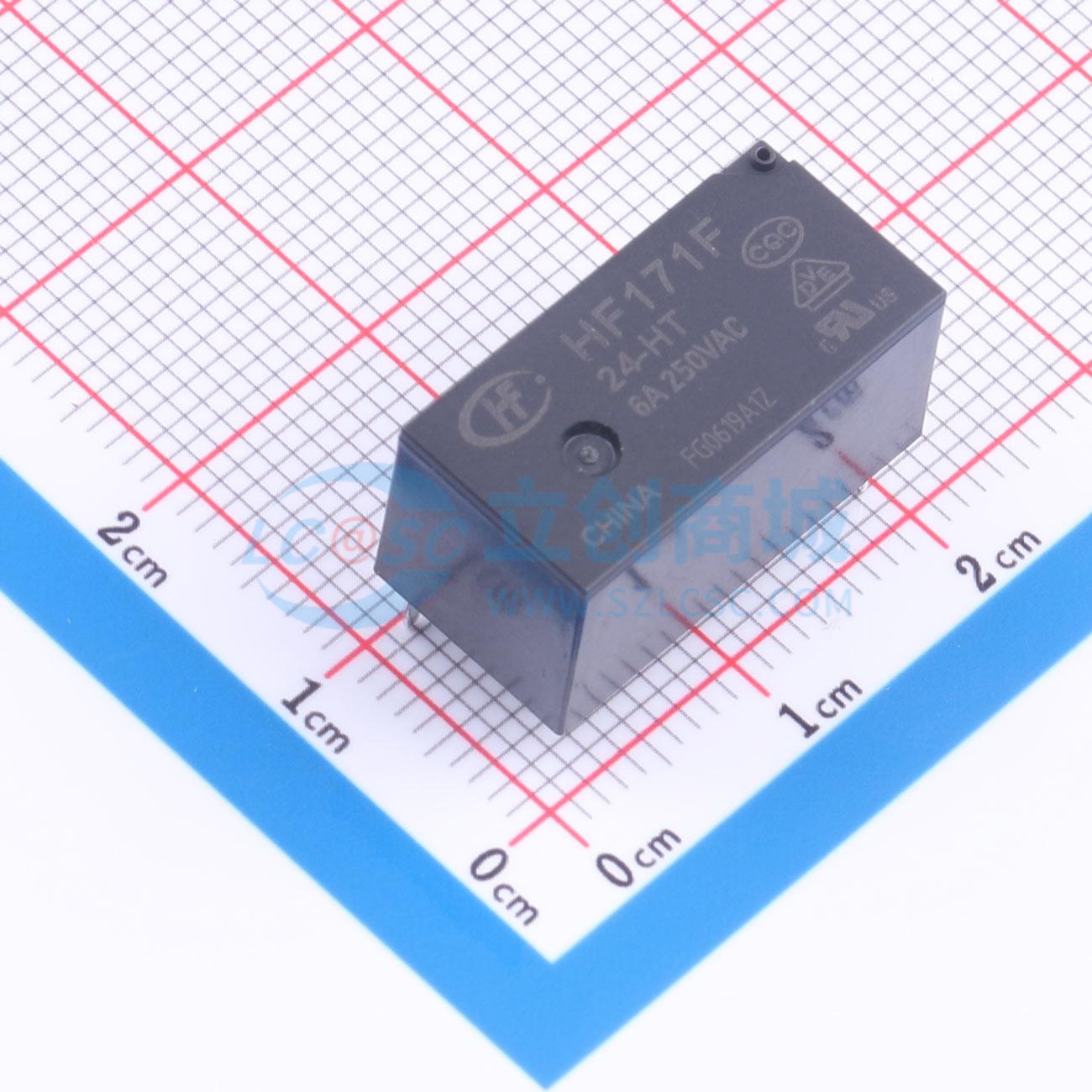 Rơ-le điện tử HF171F/24-HT HF 24V - Techcore Việt Nam