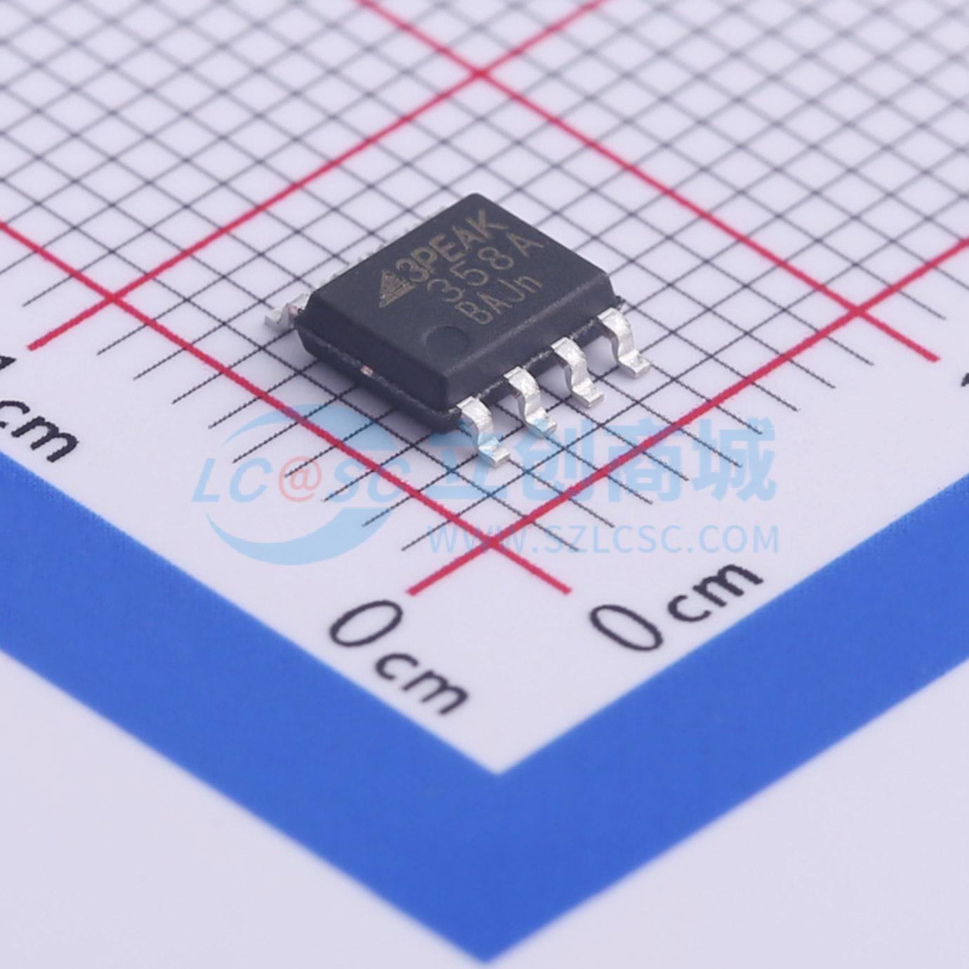 IC Khuếch Đại Thuật Toán LM358A-SR 3PEAK SOIC-8 2 kênh Rail-to-Rail 900 kHz - Techcore Việt Nam