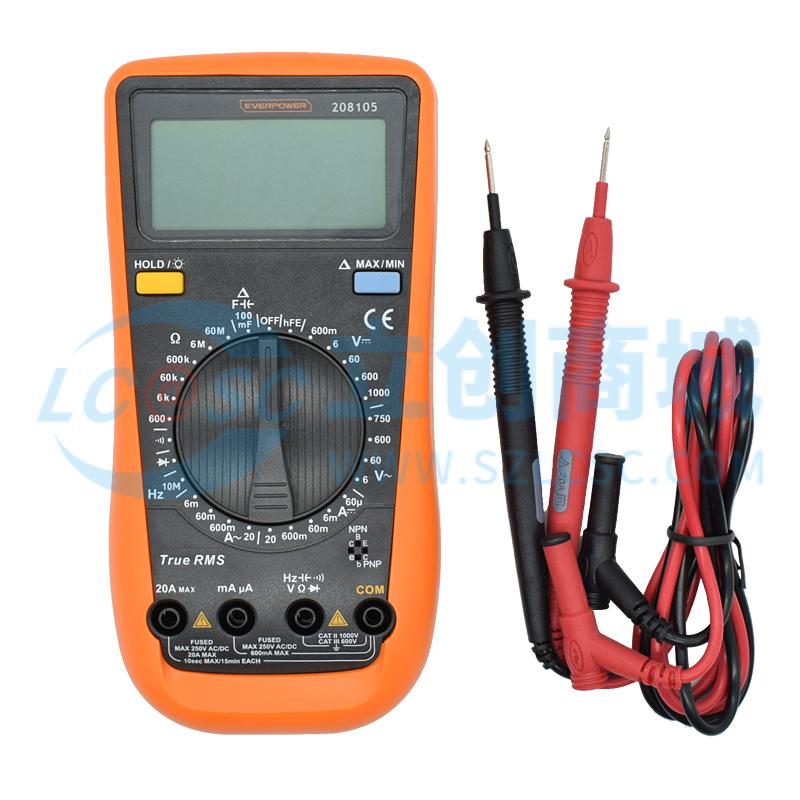 Đồng hồ vạn năng 208105 EVERPOWER NCV True RMS Dùng Cho Đo Kiểm Điện Tử - Techcore Việt Nam