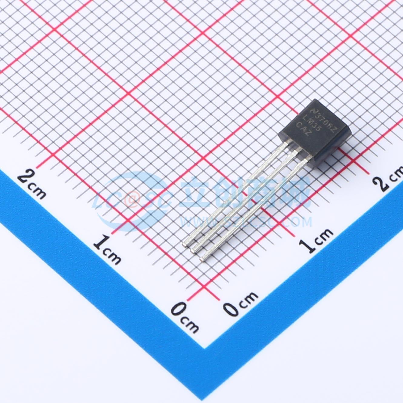 Cảm biến nhiệt độ LM35CAZ/NOPB TI TO-92 -40°C~+110°C 4V~30V - Techcore Việt Nam