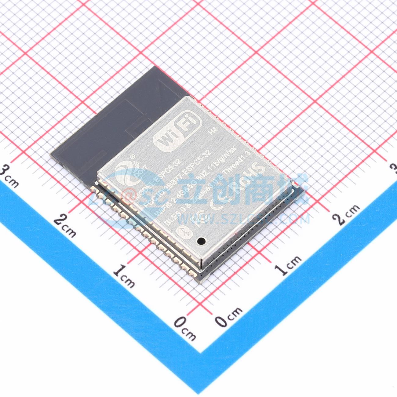 Module WiFi ESPC5-32-H4 DOIT SMD 25.5x18mm WiFi6 2.4&5G Zigbee3+Thread, ESP32-C5, 32Mbit Flash, PCB - Techcore Việt Nam
