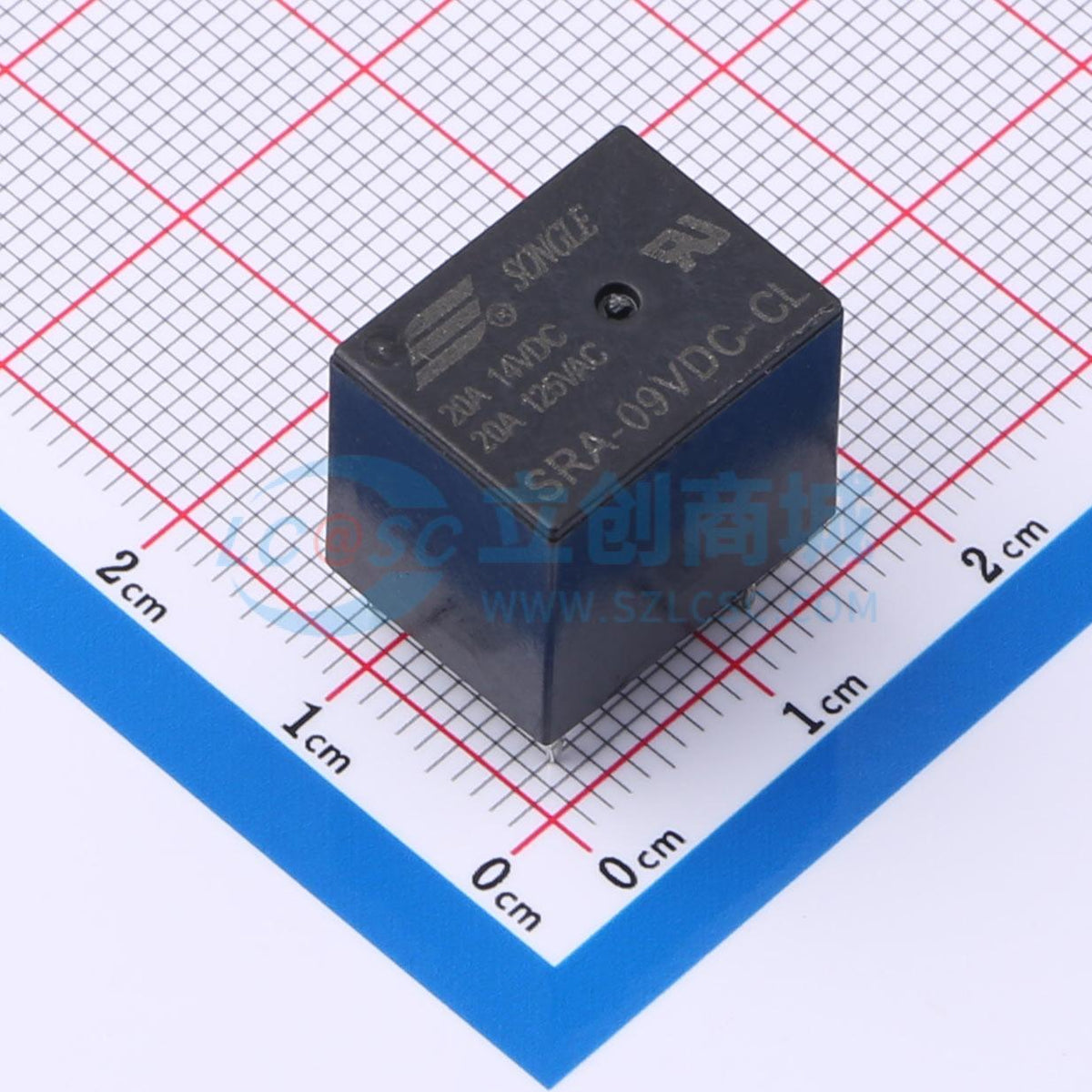 Rơ-le điện tử SRA-09VDC-CL SONGLE 9V THT,16x12.4mm - Techcore Việt Nam
