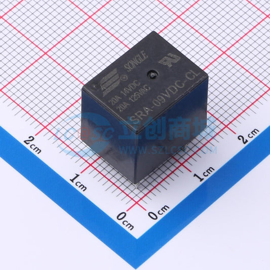 Rơ-le điện tử SRA-09VDC-CL SONGLE 9V THT,16x12.4mm - Techcore Việt Nam
