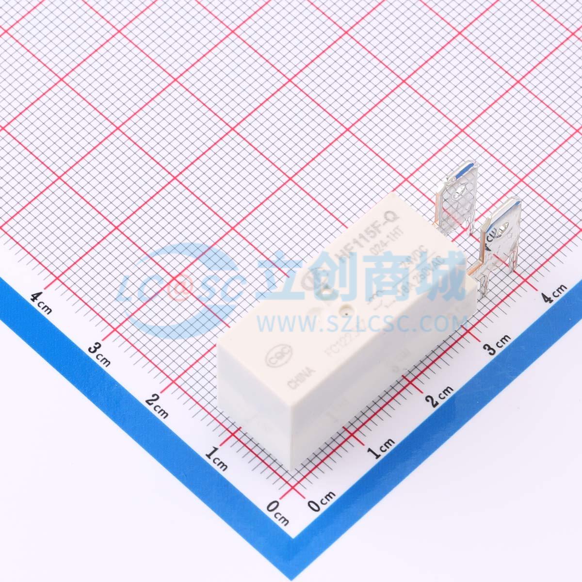 Rơ-le công suất HF115F-Q/024-1HT HF 24V DIP,31.5x12.7mm - Techcore Việt Nam