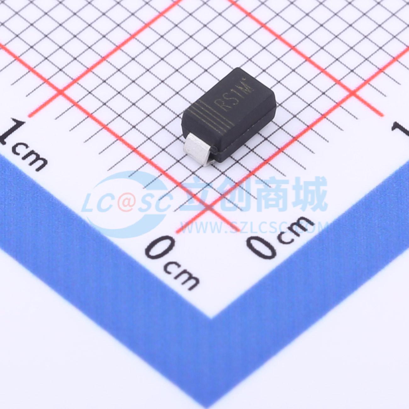 Diode phục hồi nhanh RS1M HKT 1.3V@1A - Techcore Việt Nam