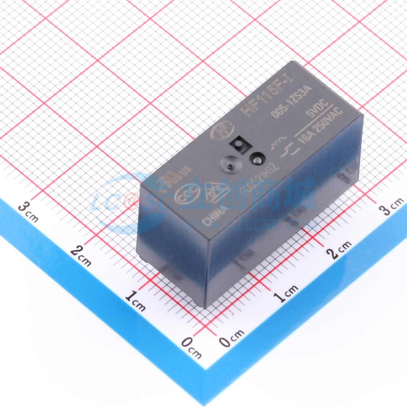 Rơ-le công suất HF115F-I/005-1ZS3A HF 5V DIP,12.7x29mm - Techcore Việt Nam