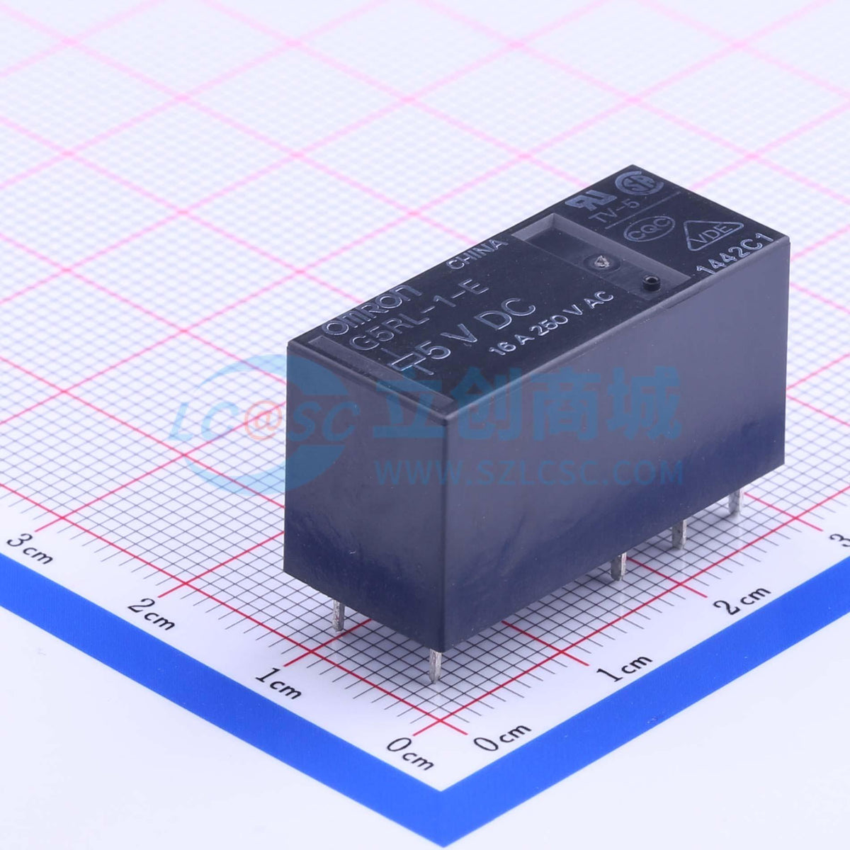 Rơ-le G5RL-1-E-5V OMRON DIP,28.8x12.5mm - Techcore Việt Nam