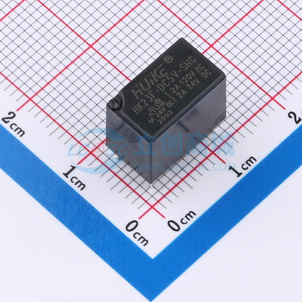 Rơ-le điện tử HK23F-DC5V-SHG HUIKE DIP,12.5x7.5mm - Techcore Việt Nam