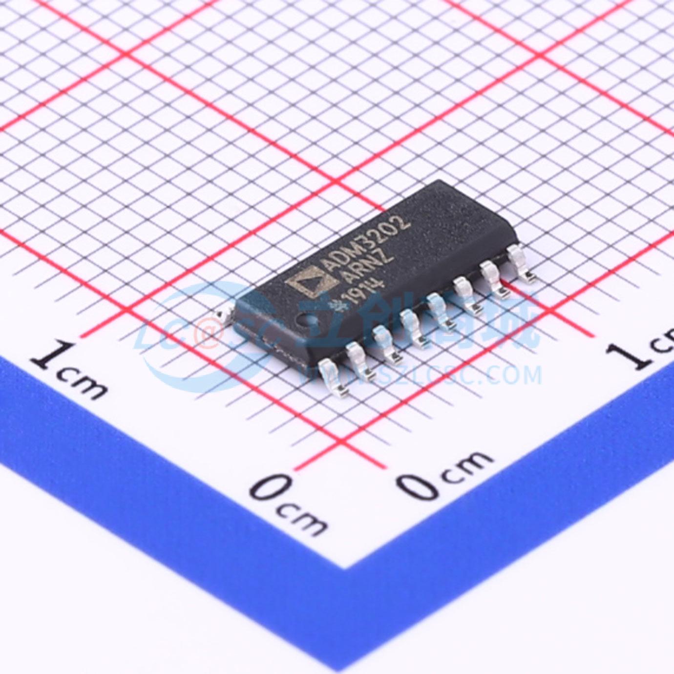 IC giao tiếp RS-232 ADM3202ARNZ-REEL7 Analog Devices SOIC-16 - Techcore Việt Nam